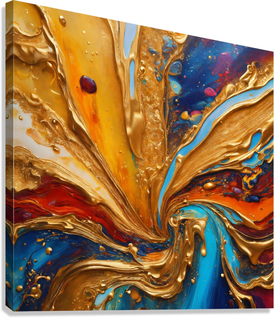 Cosmic Currents Canvas Print