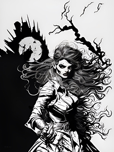 Blade in the Moonlight