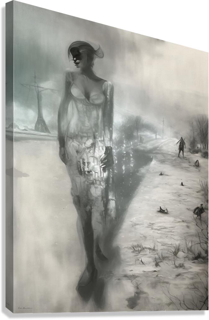 Fading Boundaries Canvas Print