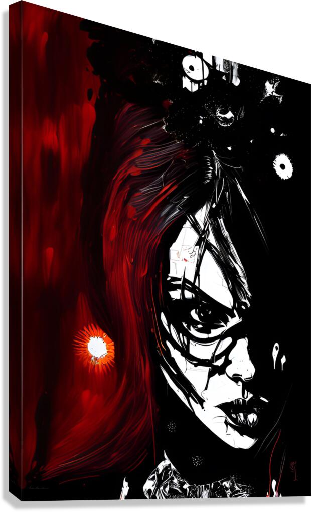 Blood & Shadow Canvas Print