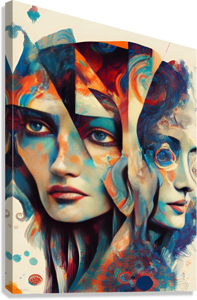 Chromatic Illusions Canvas Print
