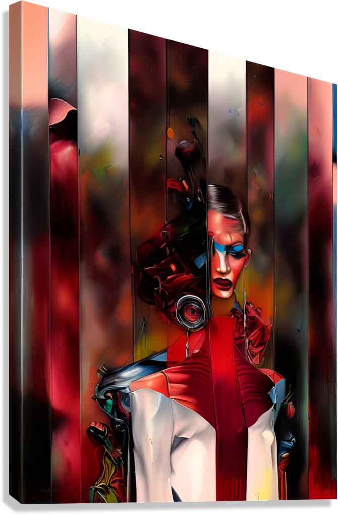 Fractured Identity Canvas Print