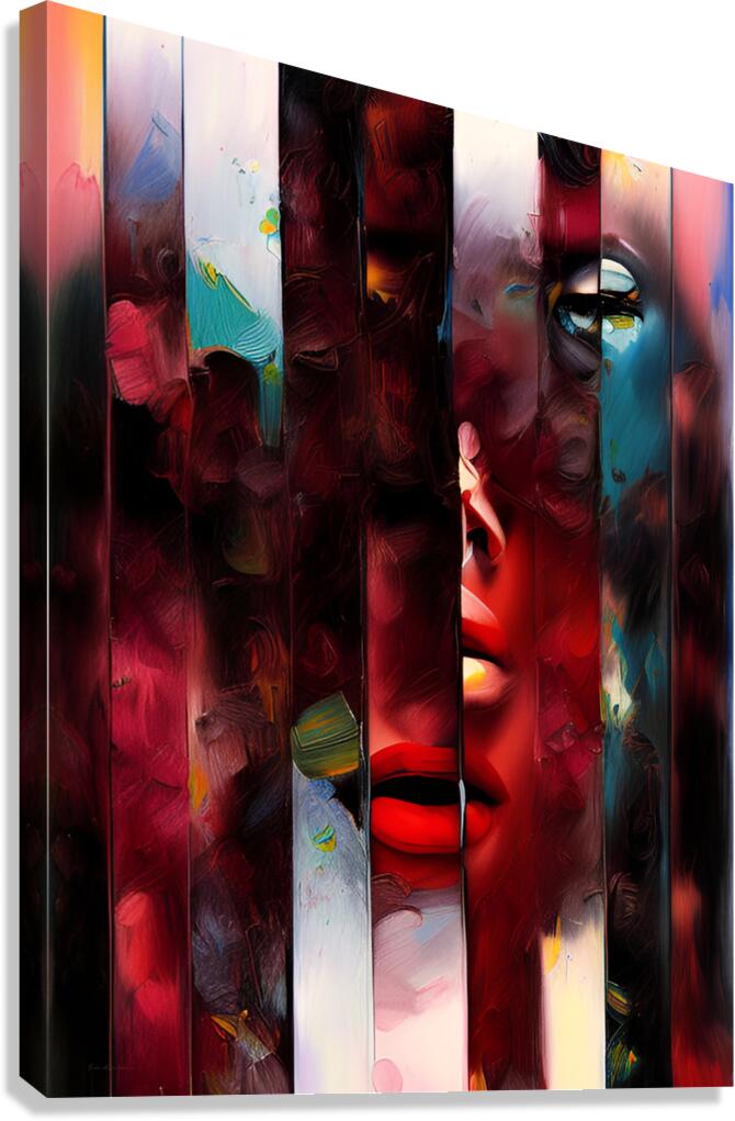 Fragments of a Silent Storm Canvas Print