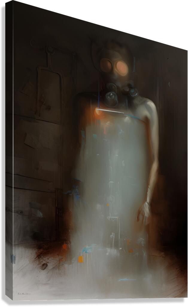 Fading into the Void Canvas Print