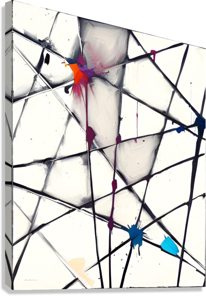 Fractured Spectrum Canvas Print