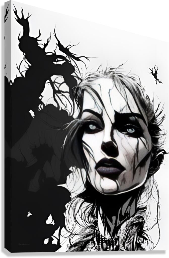 Gothic Melancholy Canvas Print