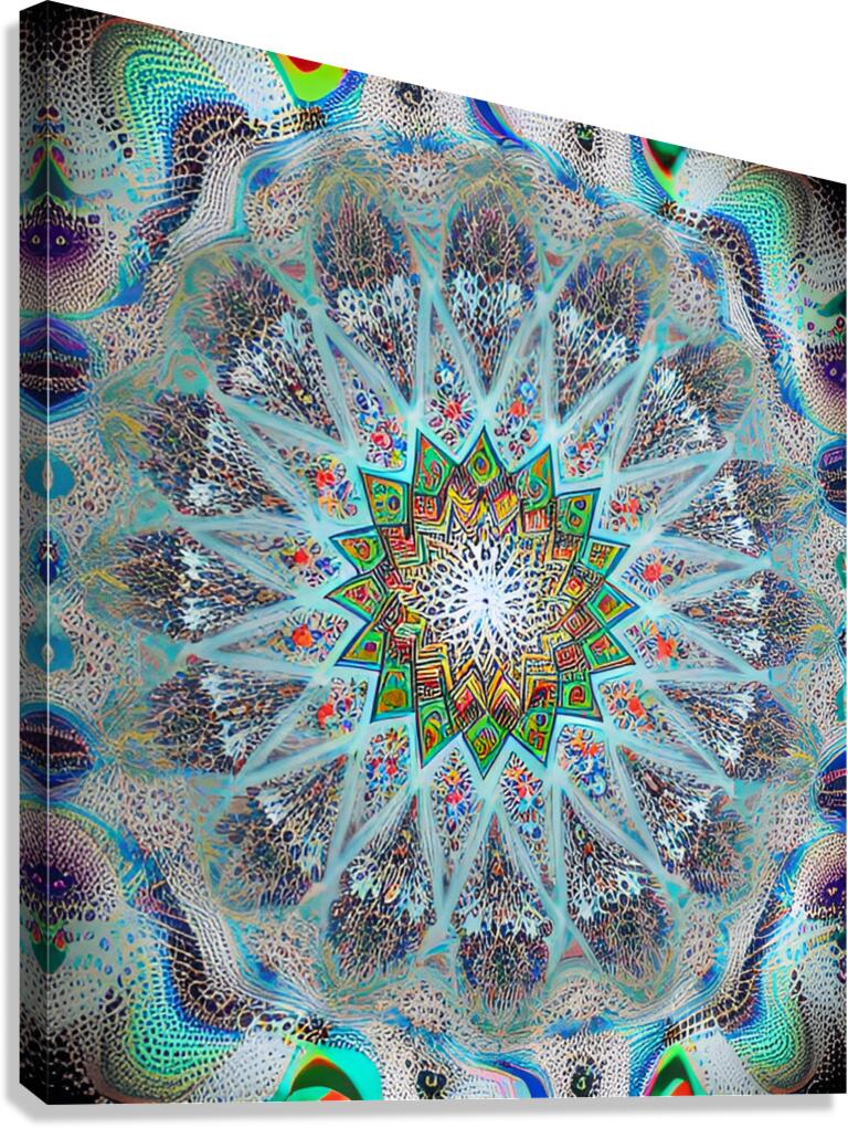  Celestial Bloom Canvas Print