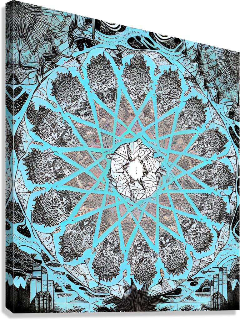 Fractured Harmony Canvas Print
