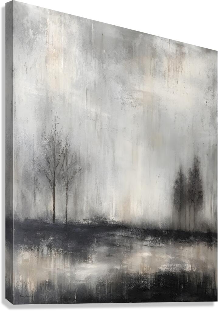Stillness Between Shadows Canvas Print