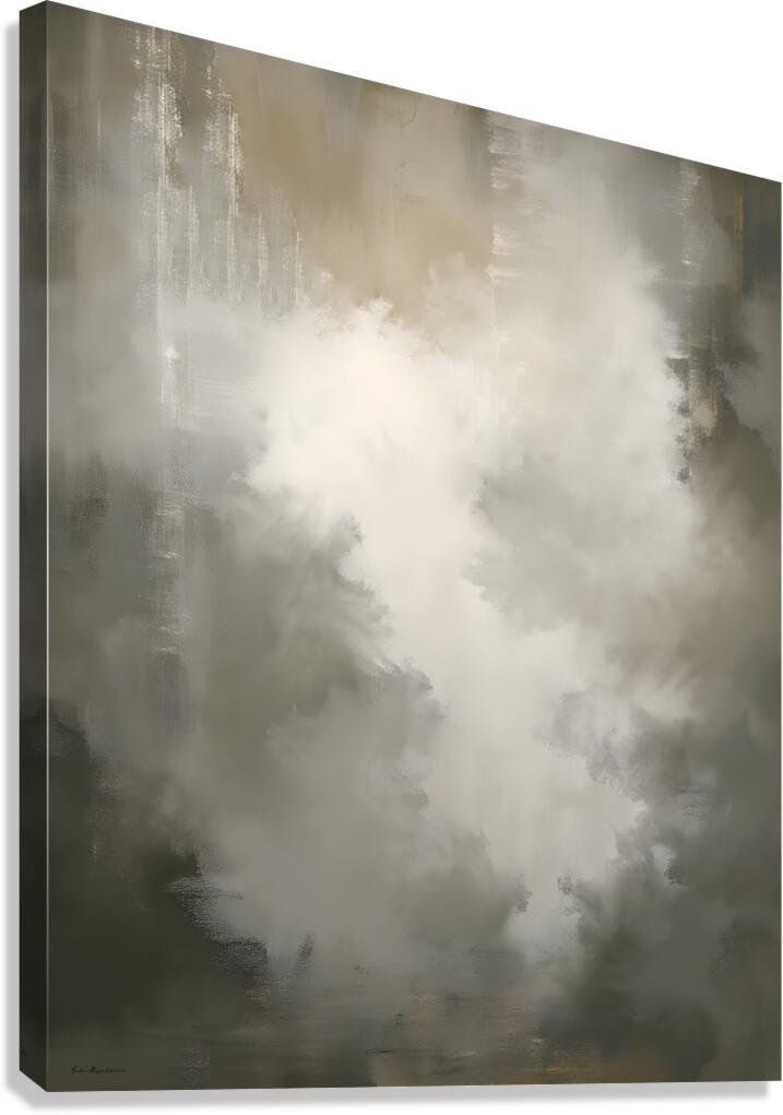 Cloudy Silence Canvas Print