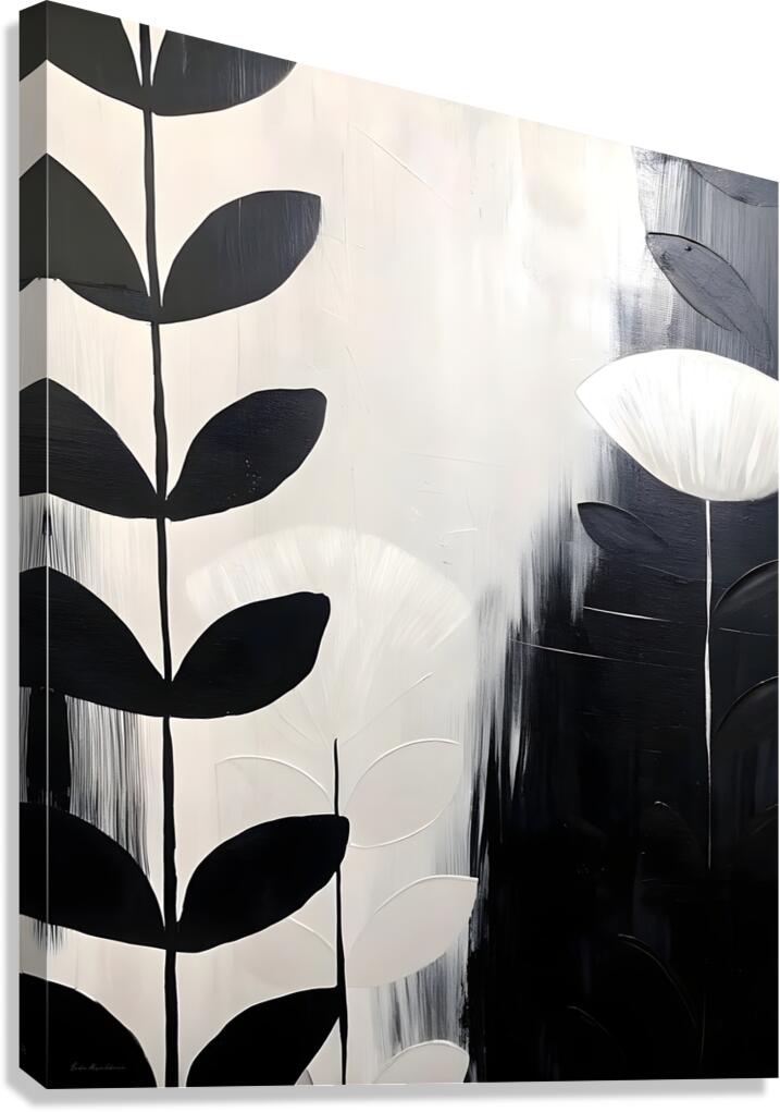 Black Silence Canvas Print