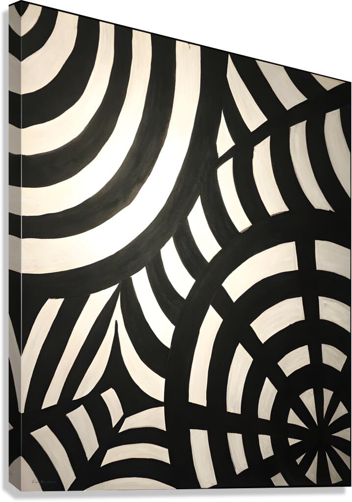 Synchronized Illusions Canvas Print