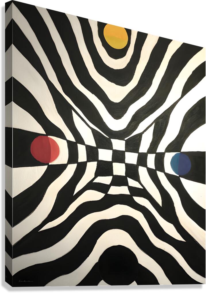 Flow Pulse Within Canvas Print