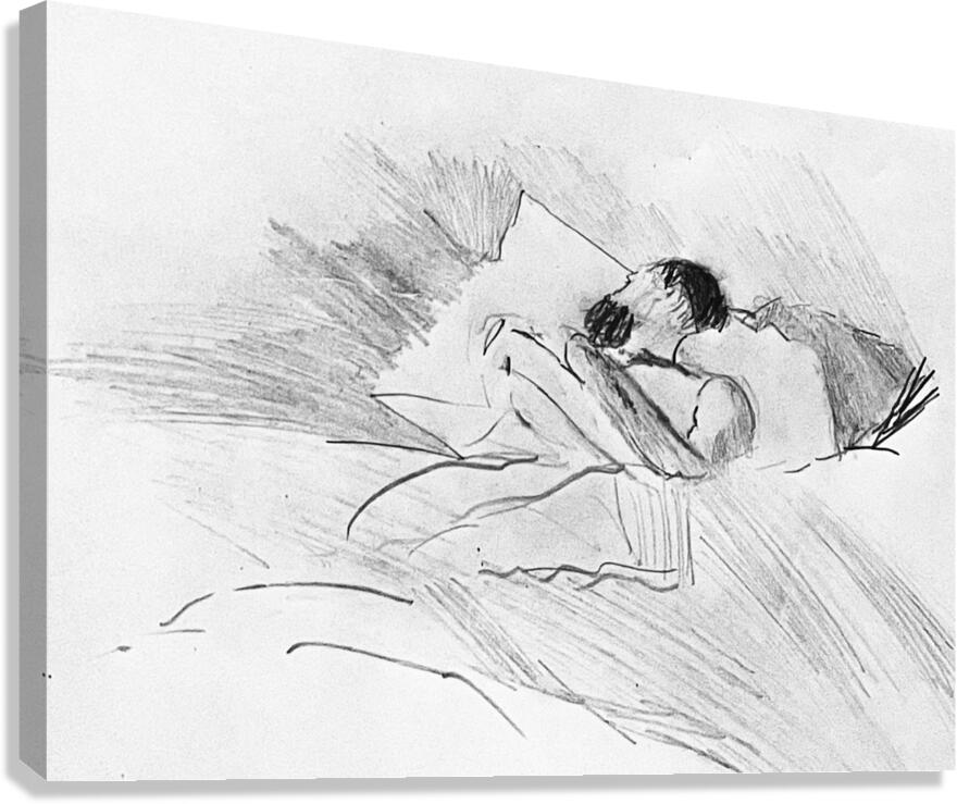 The Bed Canvas Print