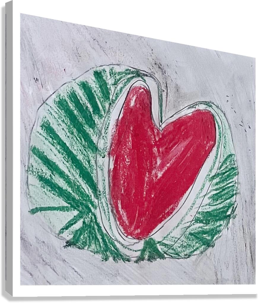 The Melon Canvas Print