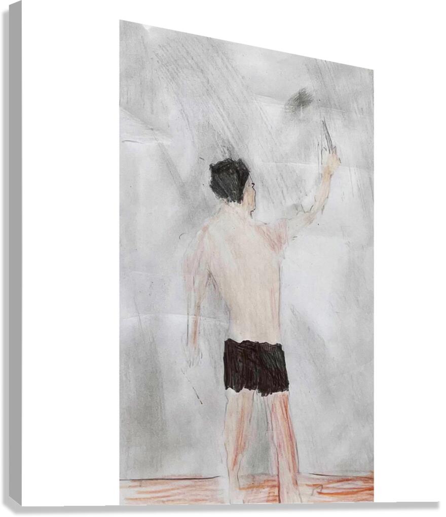 The Painter Canvas Print
