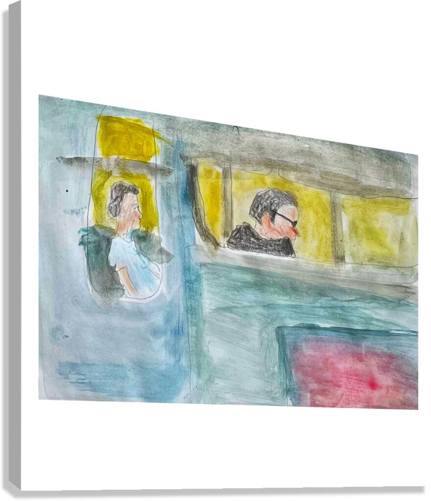 Train station Canvas Print