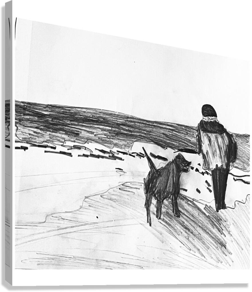 the walk Canvas Print