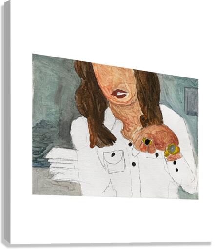 the office  Canvas Print