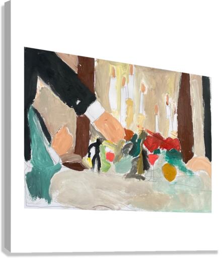 Dinner Canvas Print