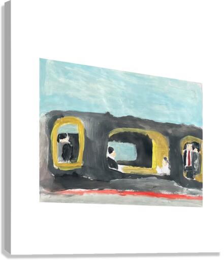 Train station  Canvas Print