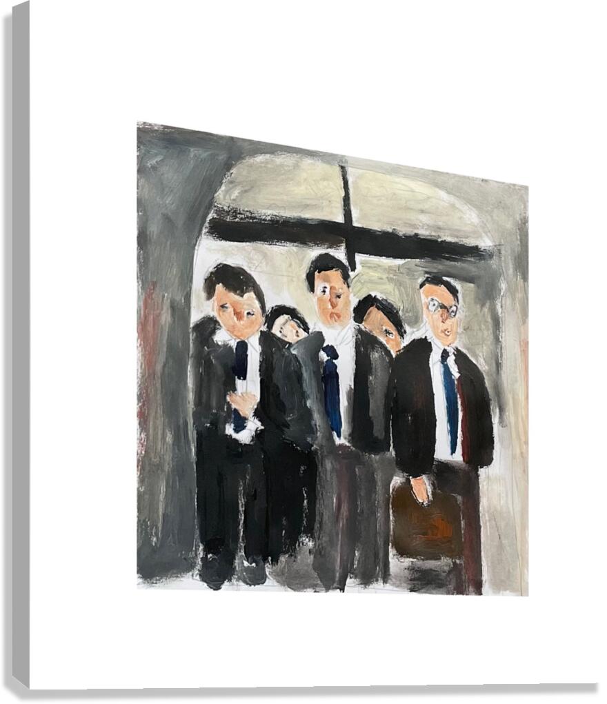 Train station  Canvas Print