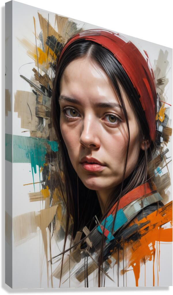 Emotional Abstract Canvas Print