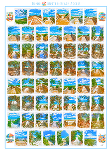 Juno Jupiter Beach Access Poster