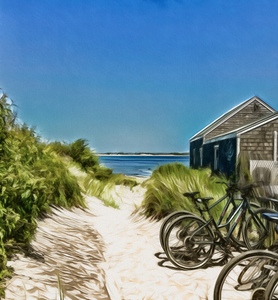 Bikes seaside