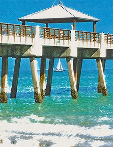 Pier Sail Boat