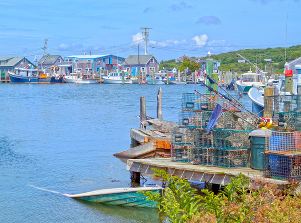 Menemsha Harbor by JANIce