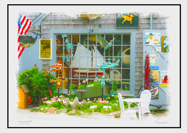 Menemsha Store Front by JANIce