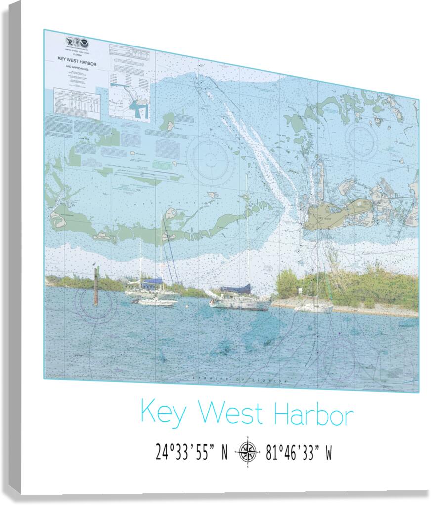 Key West Harbor Canvas Print