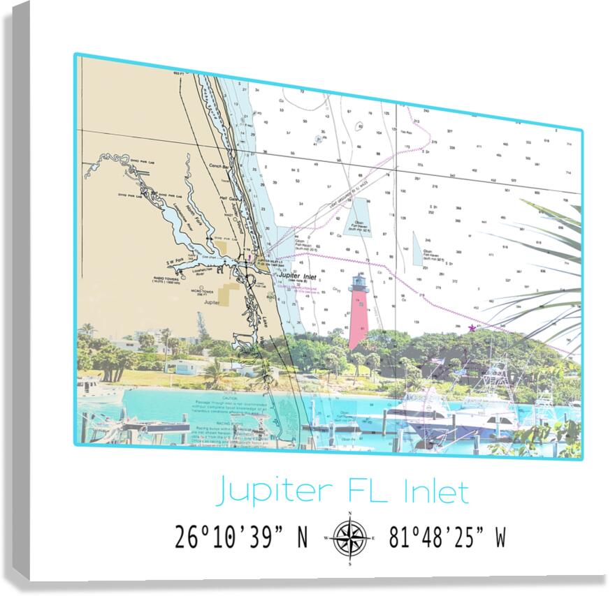 Jupiter FL Inlet Canvas Print