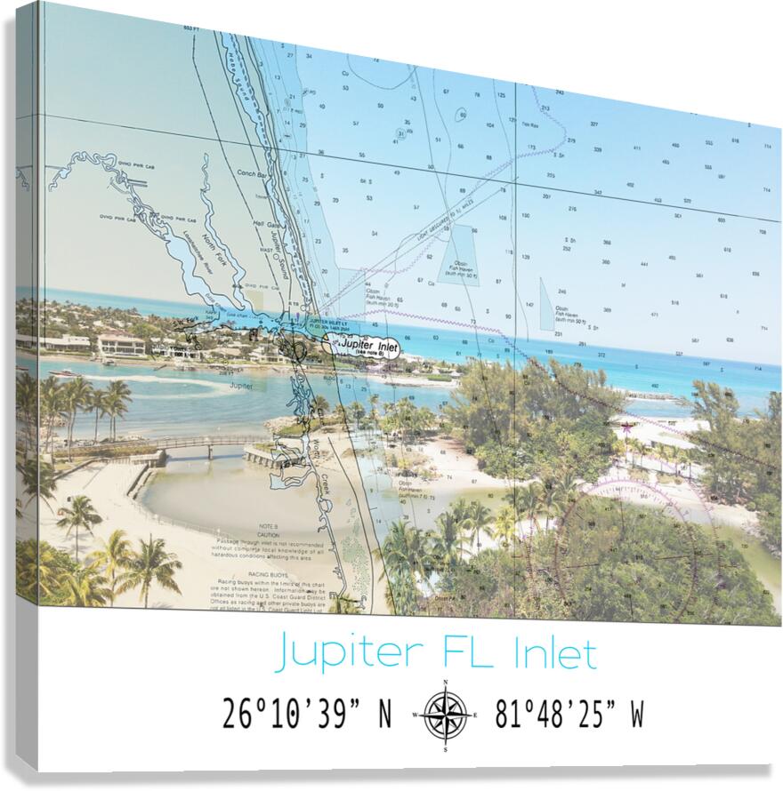 Jup Inlet Canvas Print