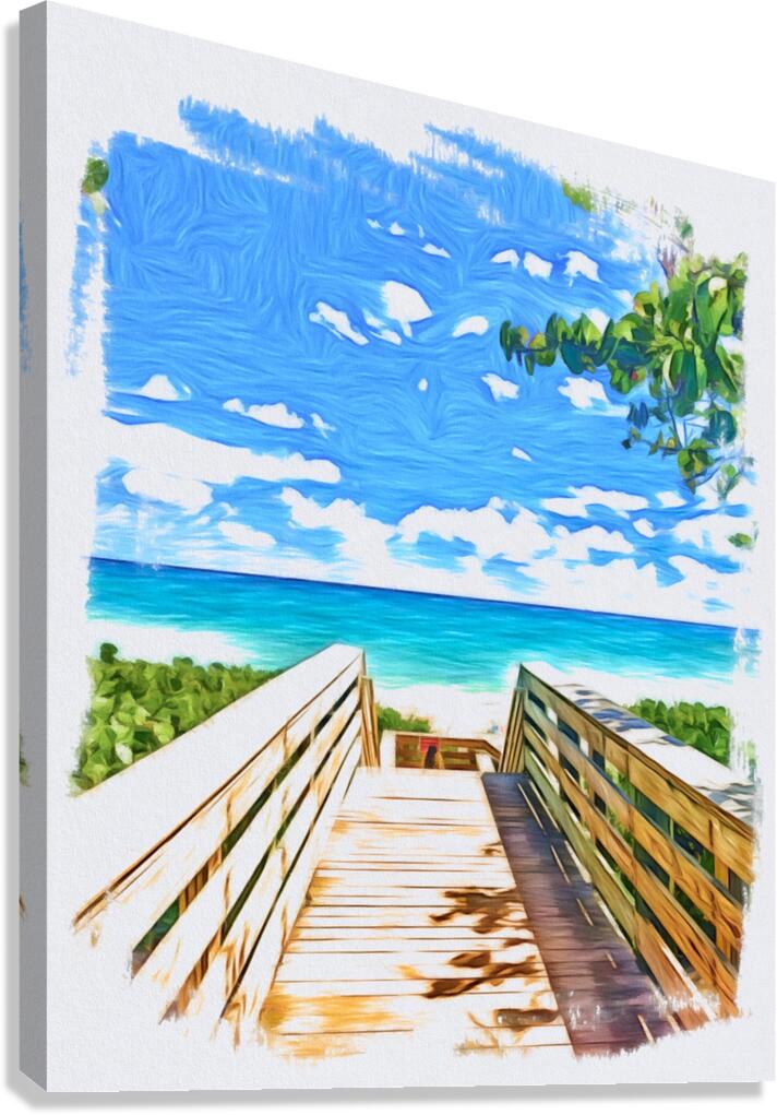 Beach Access 29 Canvas Print