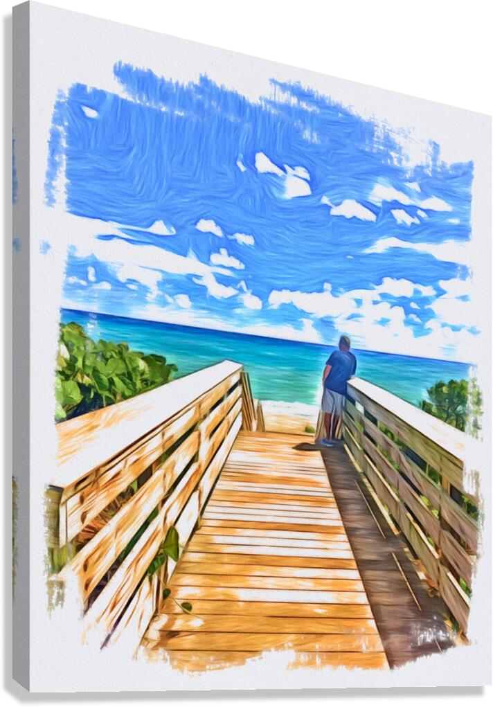 Beach Access 30 Canvas Print
