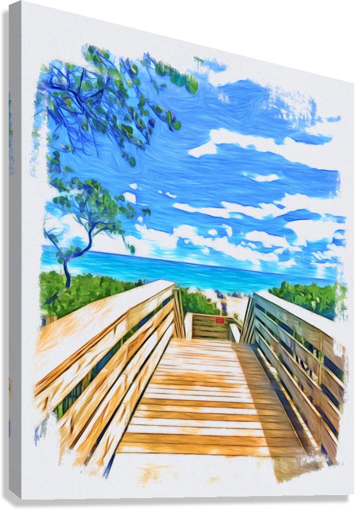 Beach Access 26 Canvas Print