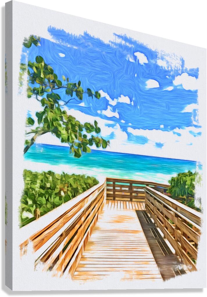 Beach Access 31 Canvas Print