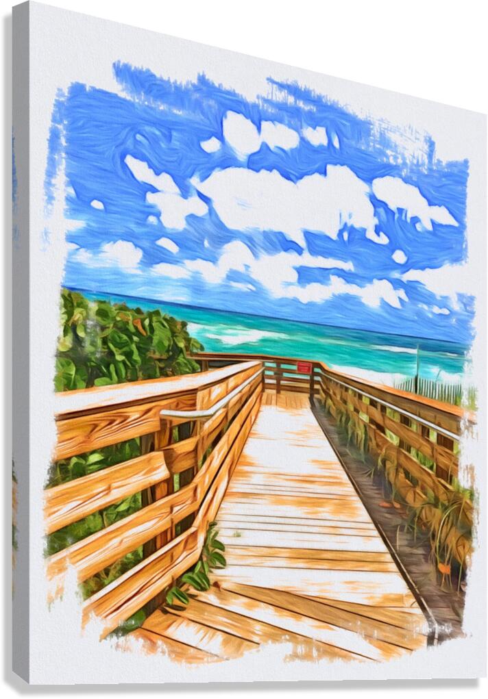 Beach Access 52 Canvas Print