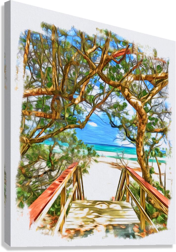 Beach Access 57 Canvas Print