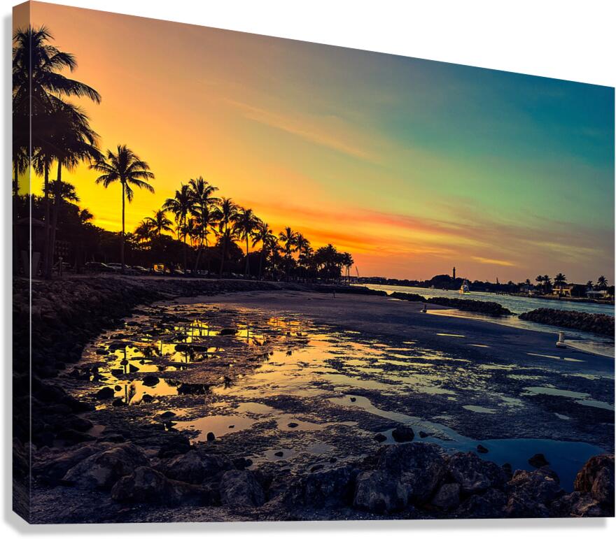 Inlet Sunset Canvas Print