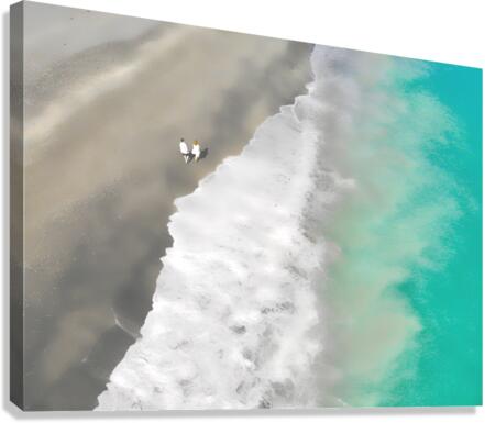 Beach Walk Canvas Print