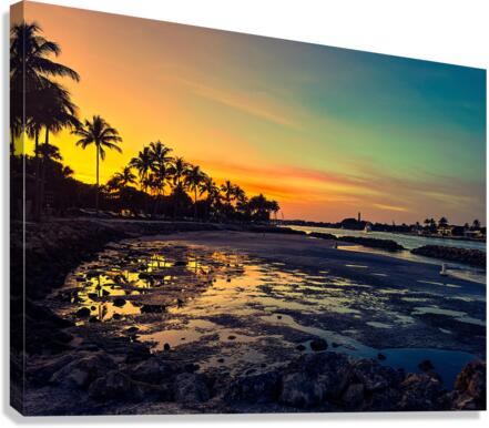 Inlet Sunset Canvas Print