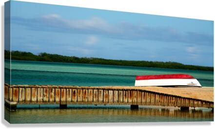 Bonaire Dock Canvas Print