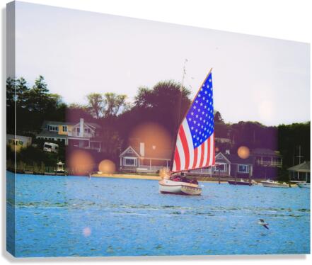 Edgartown Harbor Canvas Print