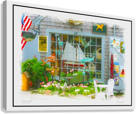 Menemsha Store Front Canvas Print