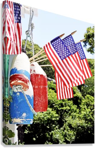 Flags  Bouys Canvas Print
