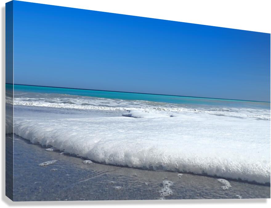 Beach Foam  Canvas Print