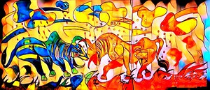 Bulls Fighting